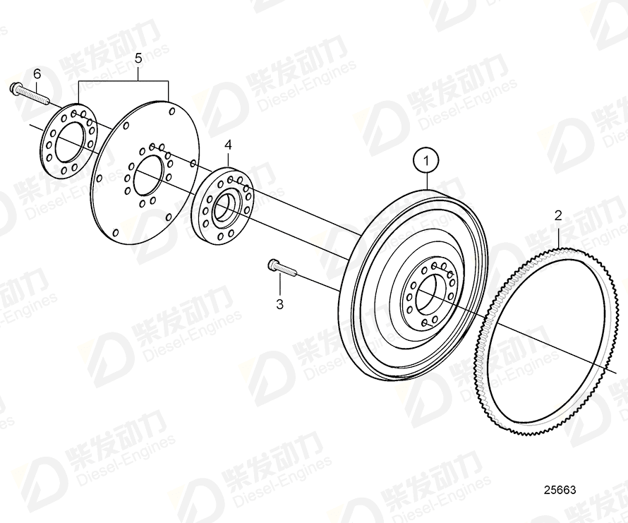 VOLVO Disc kit 21460898 Drawing